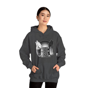 Two Wolves Unisex Heavy Blend Hooded Sweatshirt