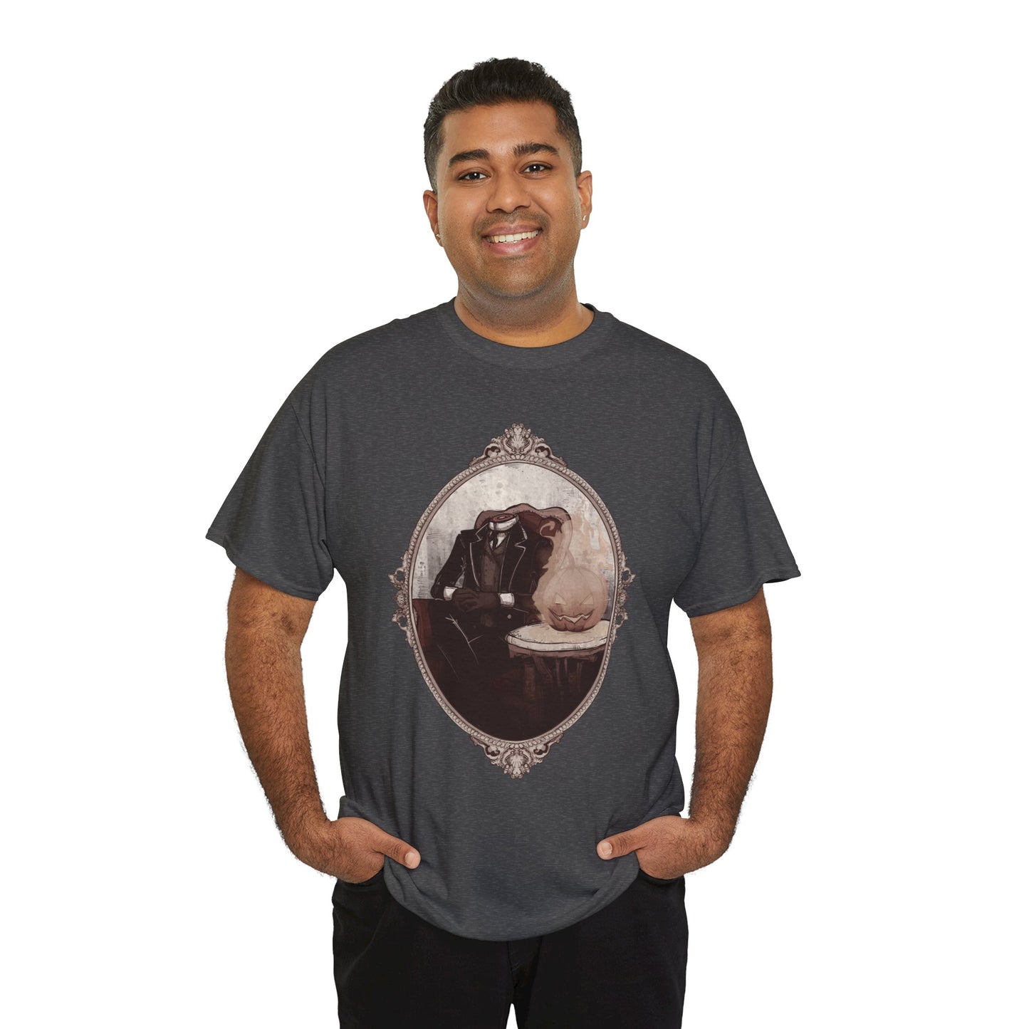 Victorian Headless Horseman Unisex Heavy Cotton Tee