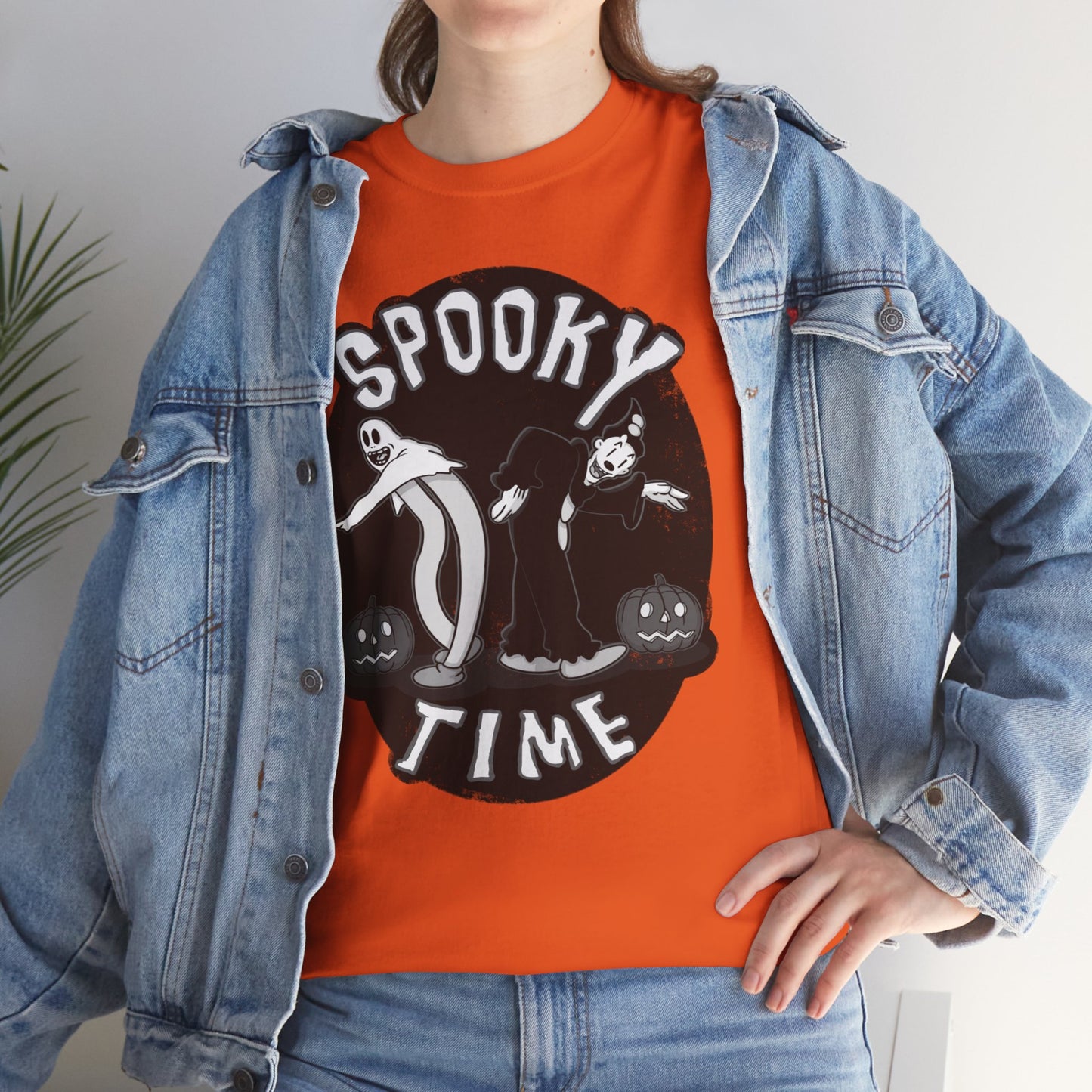 Spooky Time Unisex Heavy Cotton Tee