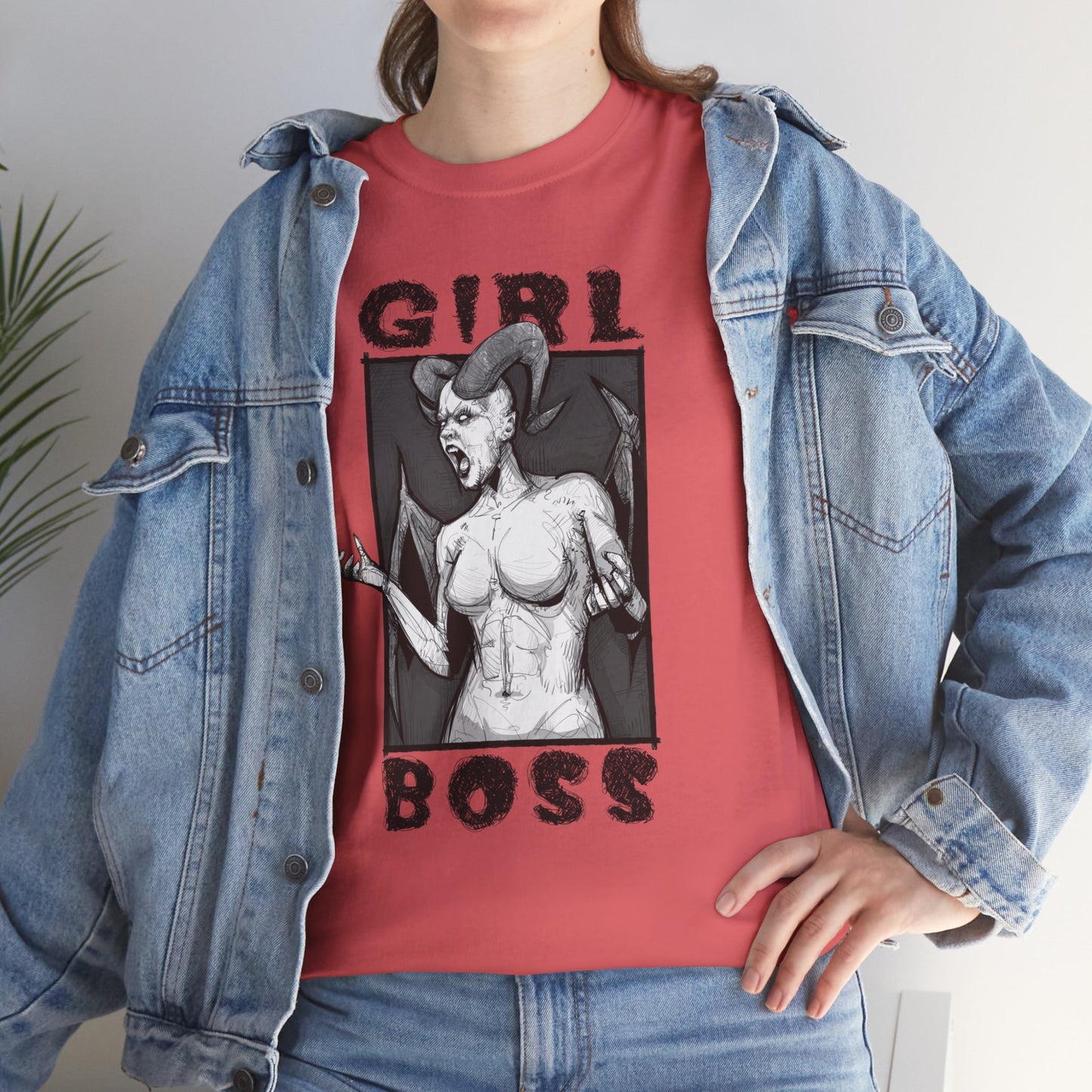 Girl Boss Unisex Heavy Cotton Tee
