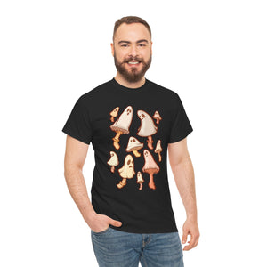 Spooky Mushrooms Unisex Heavy Cotton Tee