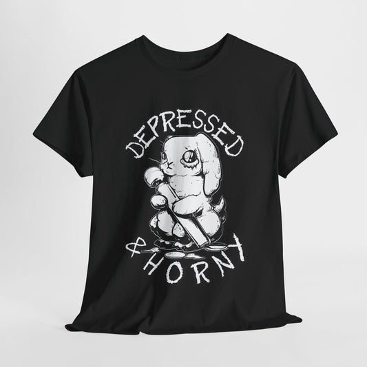 Depressed Bunny Unisex Heavy Cotton Tee