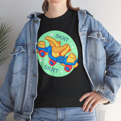 Roller Skates Unisex Heavy Cotton Tee