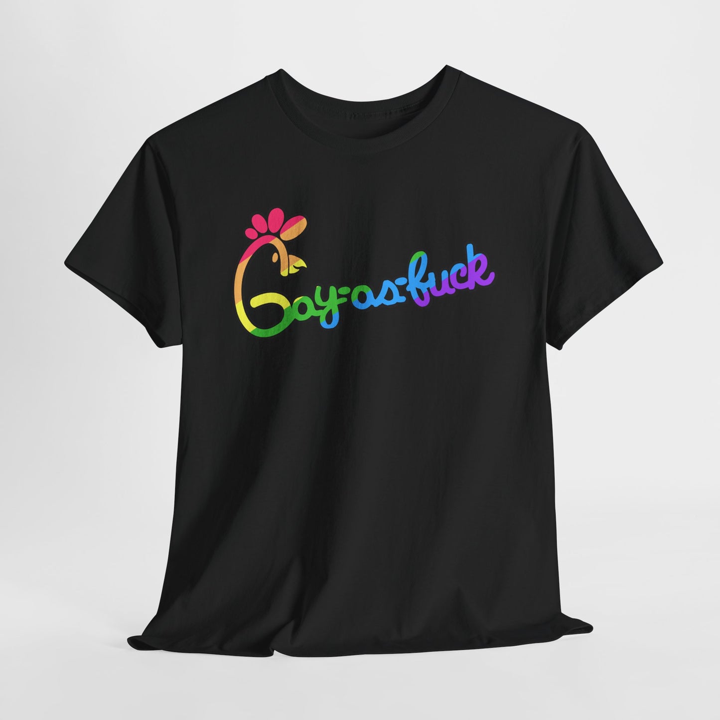 Gay Chicken Unisex Heavy Cotton Tee