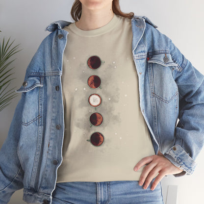 Lunar Coffee Unisex Heavy Cotton Tee