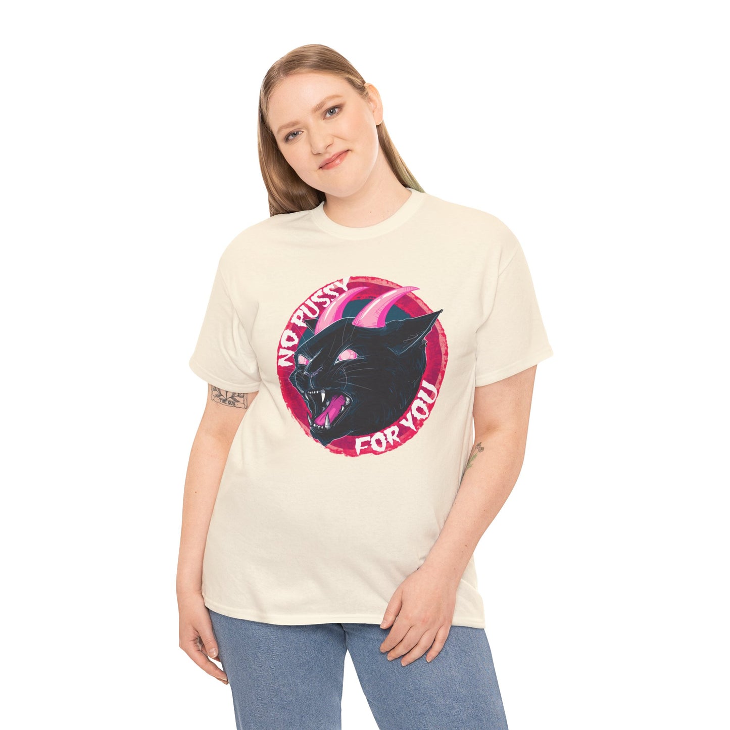 No Pussy For You Unisex Heavy Cotton Tee