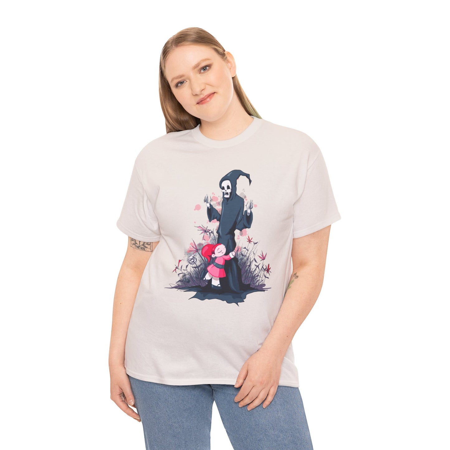 Reaper Hug Unisex Heavy Cotton Tee