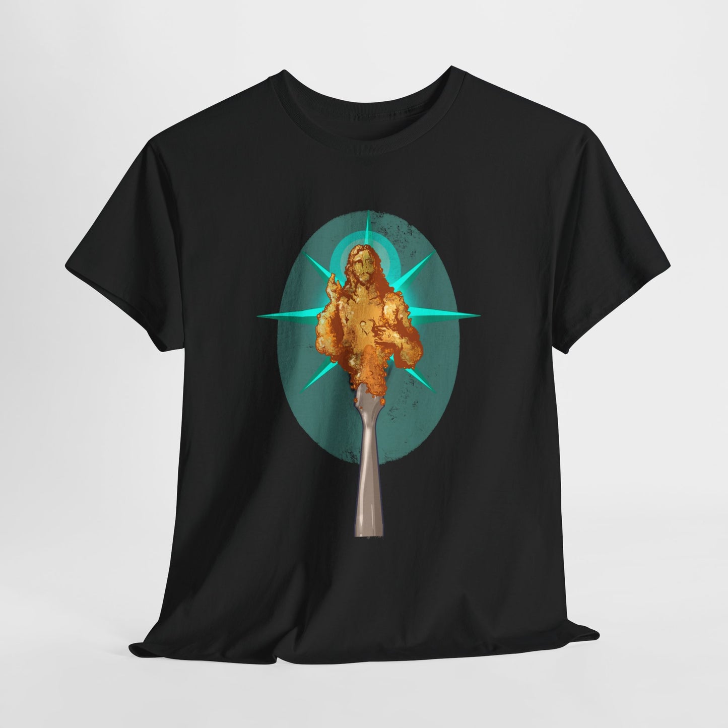 He Is Resin Unisex Heavy Cotton Tee