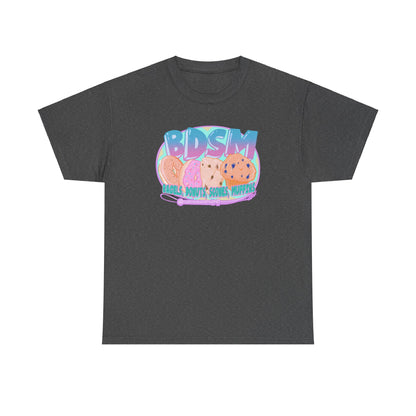 Bagels Donuts Scones Muffins Unisex Heavy Cotton Tee