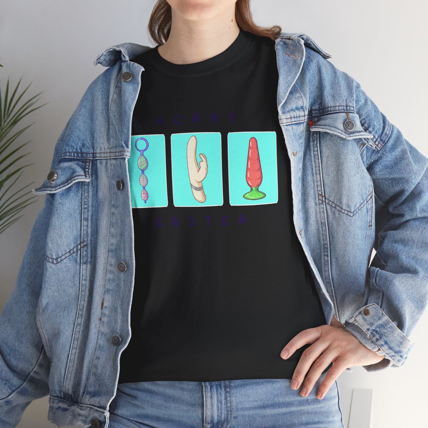 Horny Easter Unisex Heavy Cotton Tee