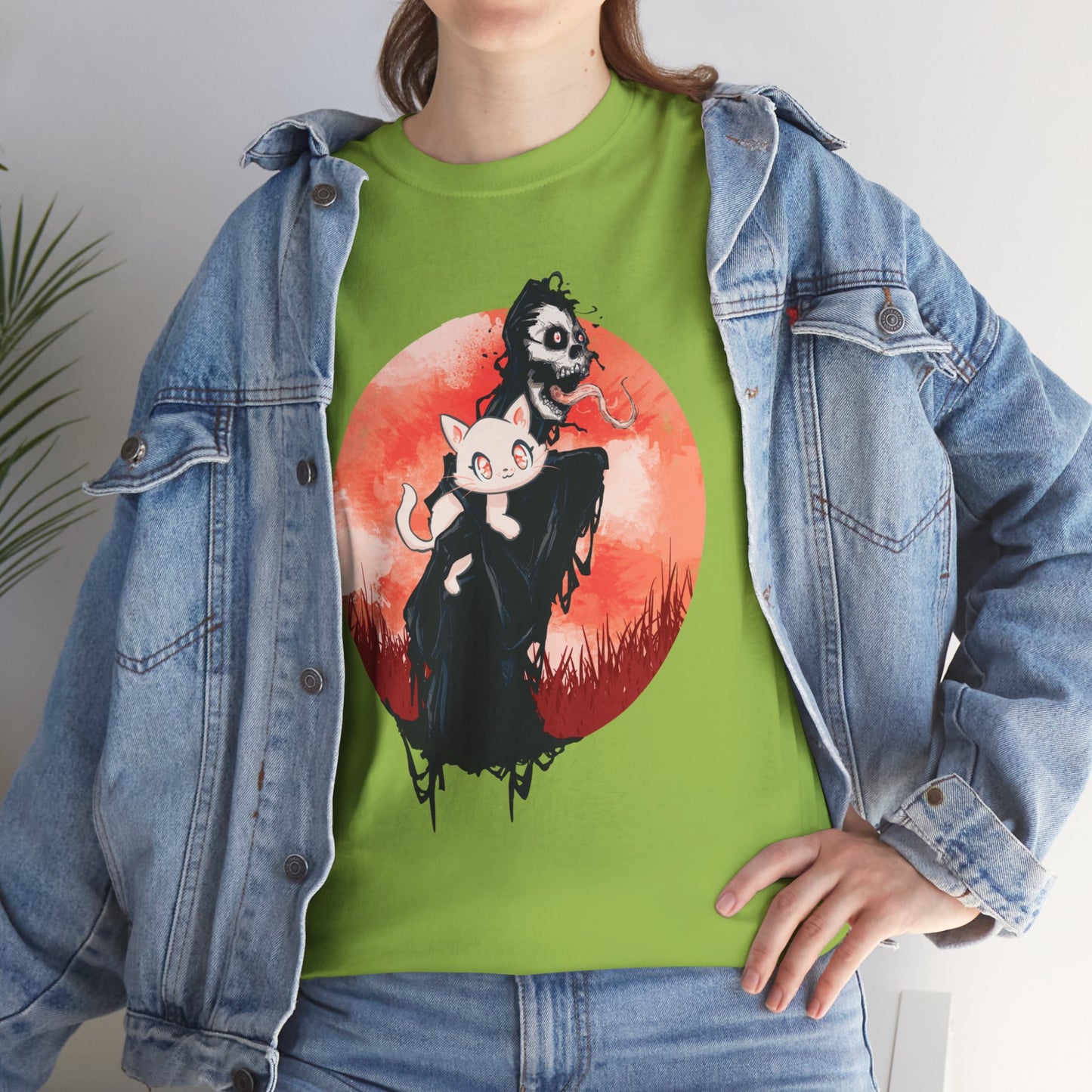 Cat Person Unisex Heavy Cotton Tee