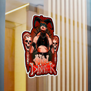 Girl Dinner Kiss-Cut Vinyl Decal