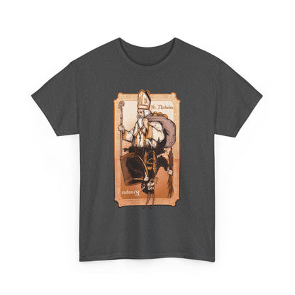 As Above So Below St Nick x Krampus Unisex Heavy Cotton Tee