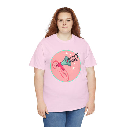Right Here Unisex Heavy Cotton Tee