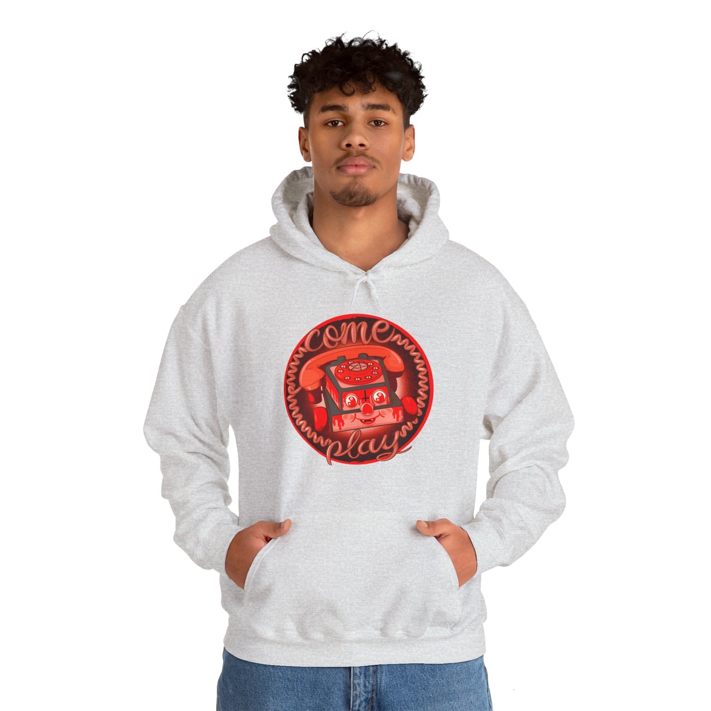 Ring Ring Unisex Heavy Blend Hooded Sweatshirt