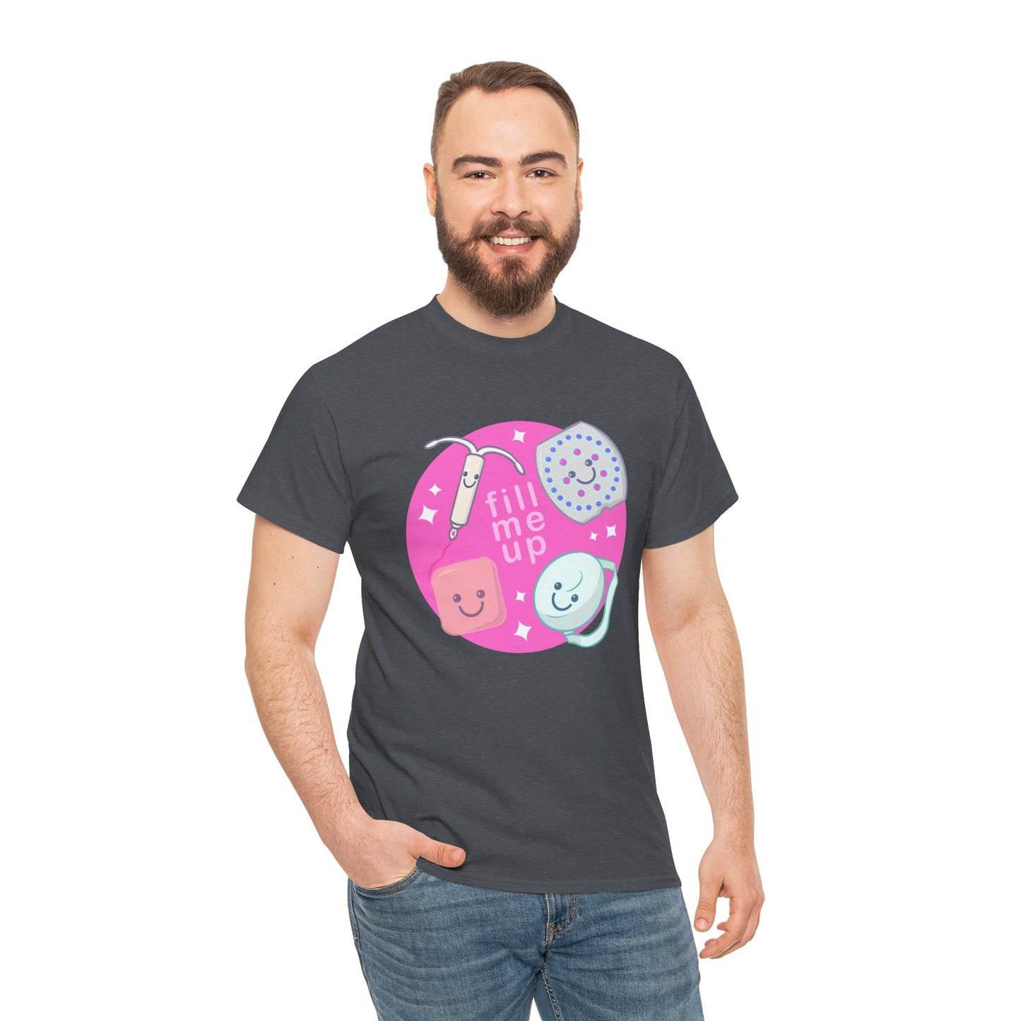 Fill Me Up Unisex Heavy Cotton Tee
