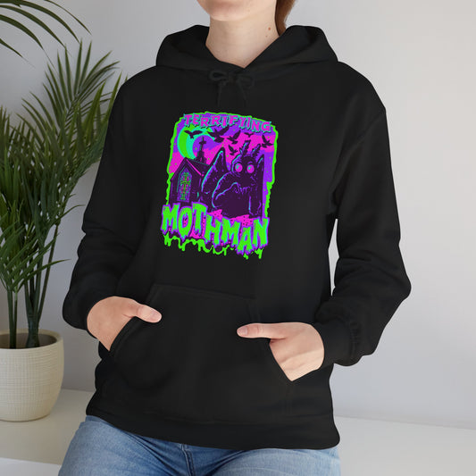 Terrifying Mothman Unisex Heavy Blend Hooded Sweatshirt