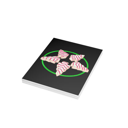 Christmas Tree Pentagram Cake Greeting Card Bundles (10, 30, 50 pcs)