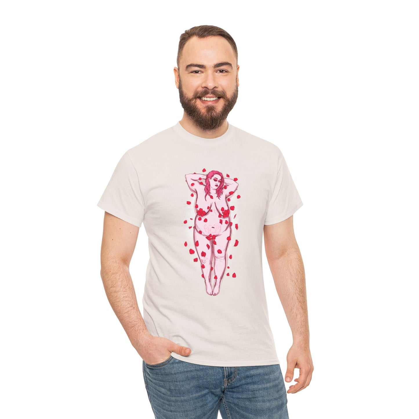 Stretch Heart Unisex Heavy Cotton Tee