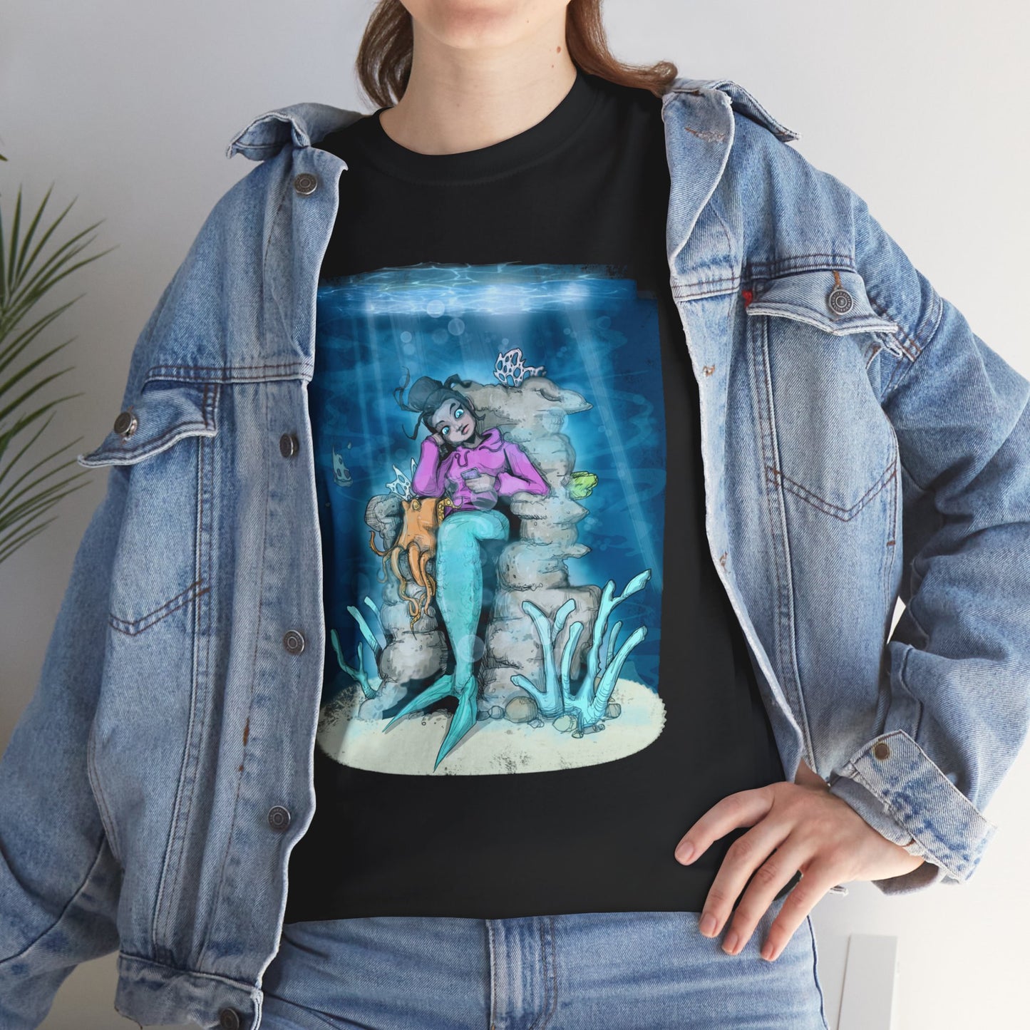 Mermaid Life Unisex Heavy Cotton Tee