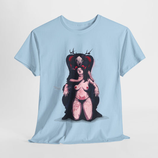 Deer Daddy Series 7: Daddy v Demoni  Unisex Heavy Cotton Tee