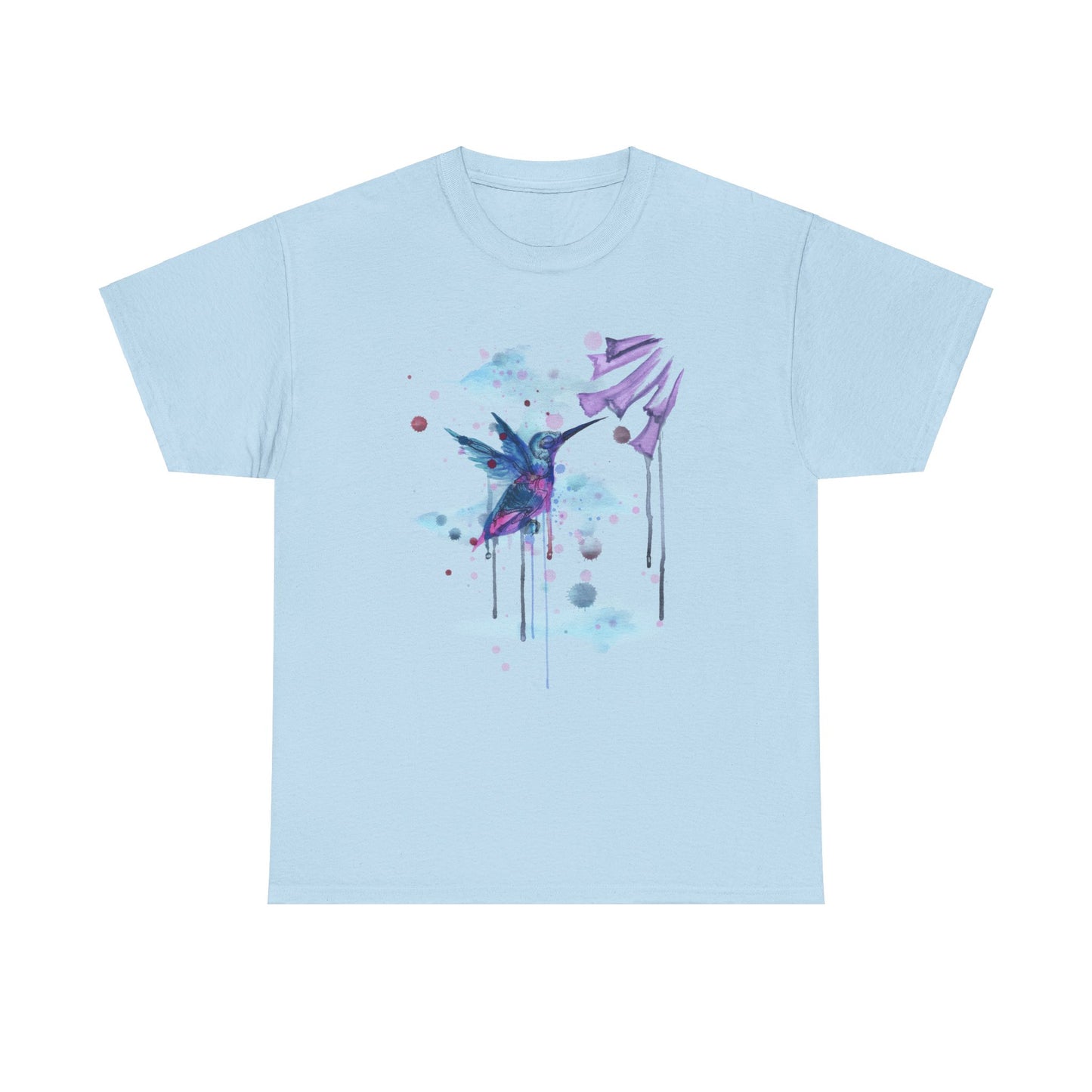 Hummingbird Skeleton Unisex Heavy Cotton Tee