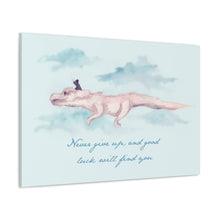 Never Give Up Canvas Gallery Wrapped Art Print
