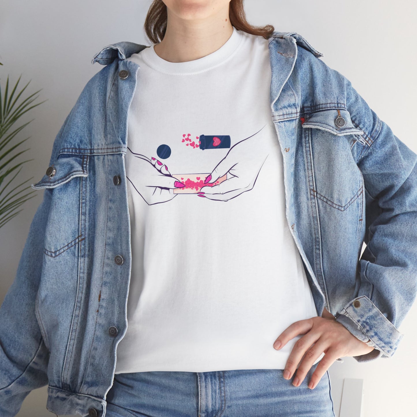 Love Addict II Unisex Heavy Cotton Tee