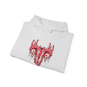 Uterus From Hell Unisex Heavy Blend Hooded Sweatshirt