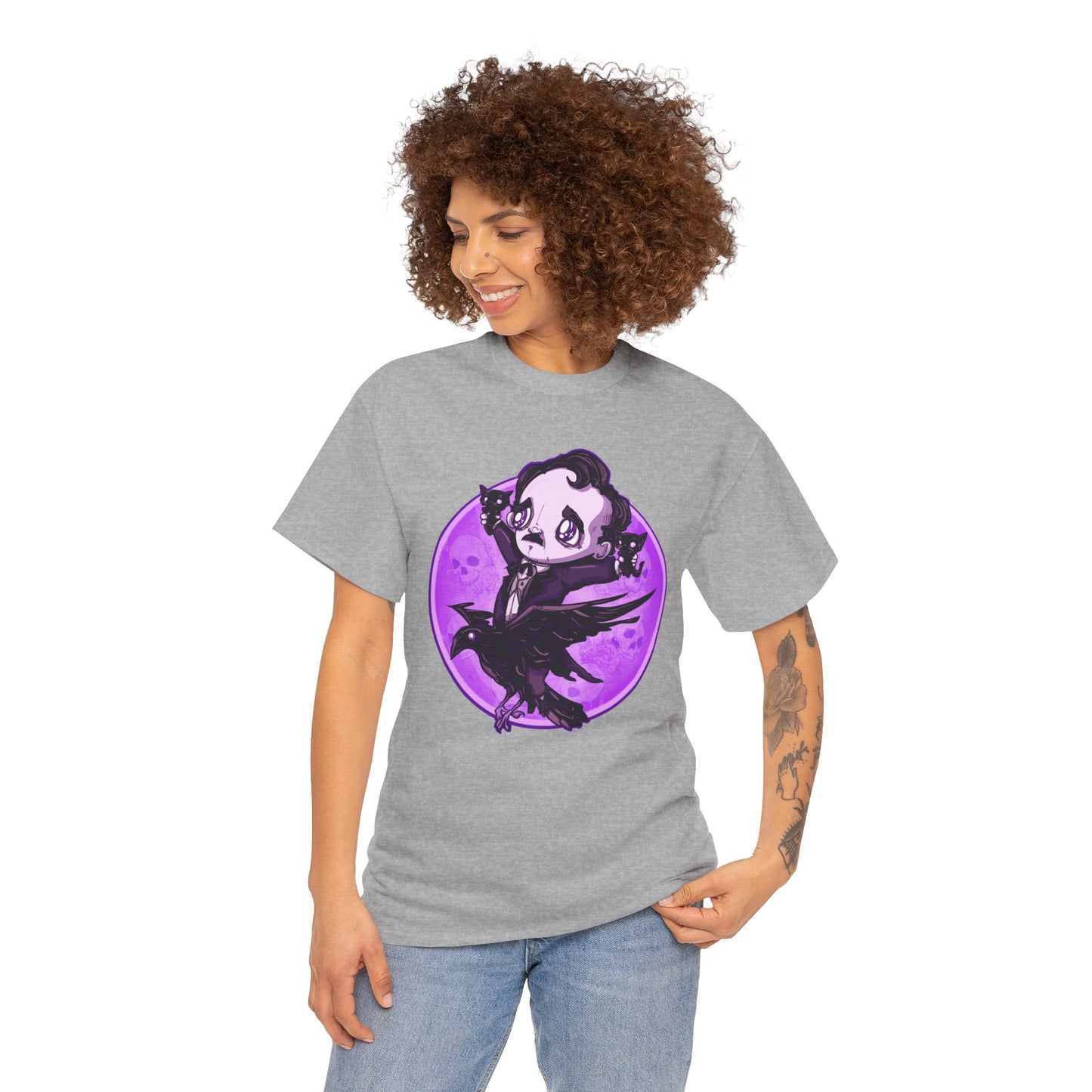 Poe Is Coming Unisex Heavy Cotton Tee