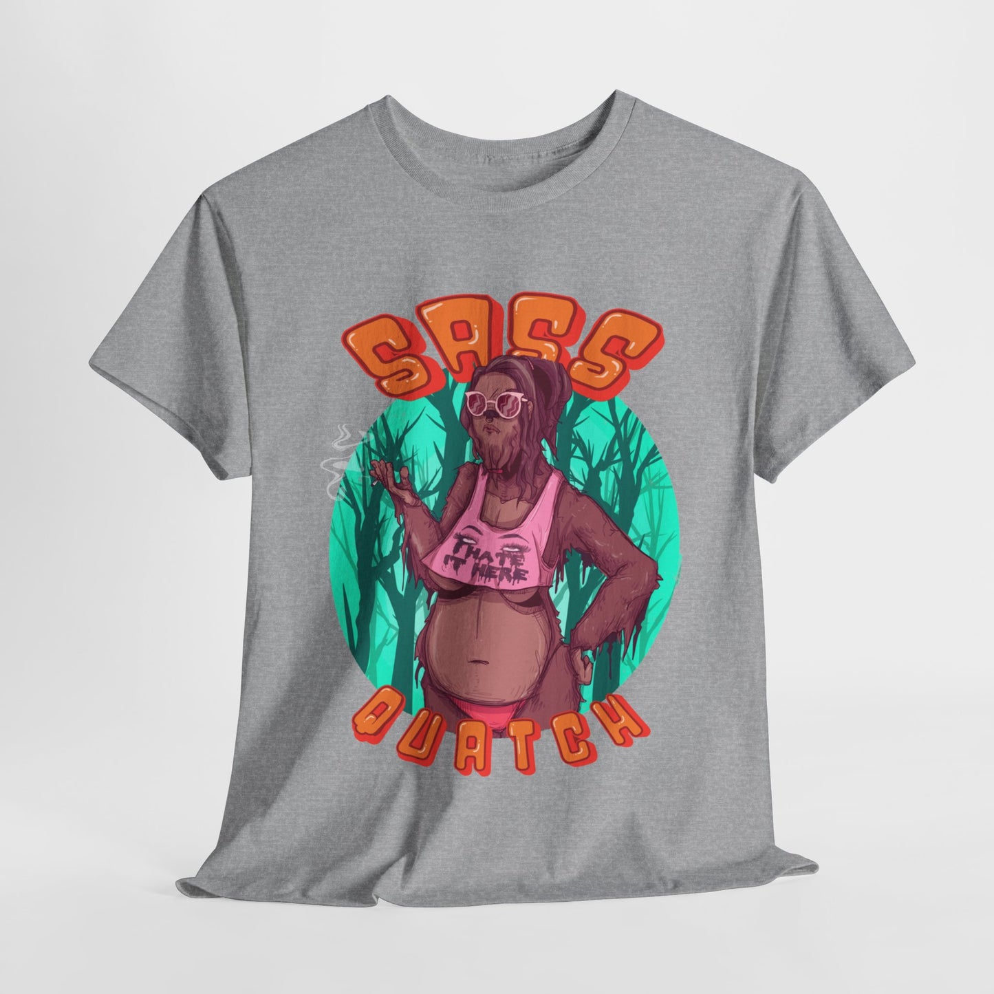 Sass Quatch Unisex Heavy Cotton Tee