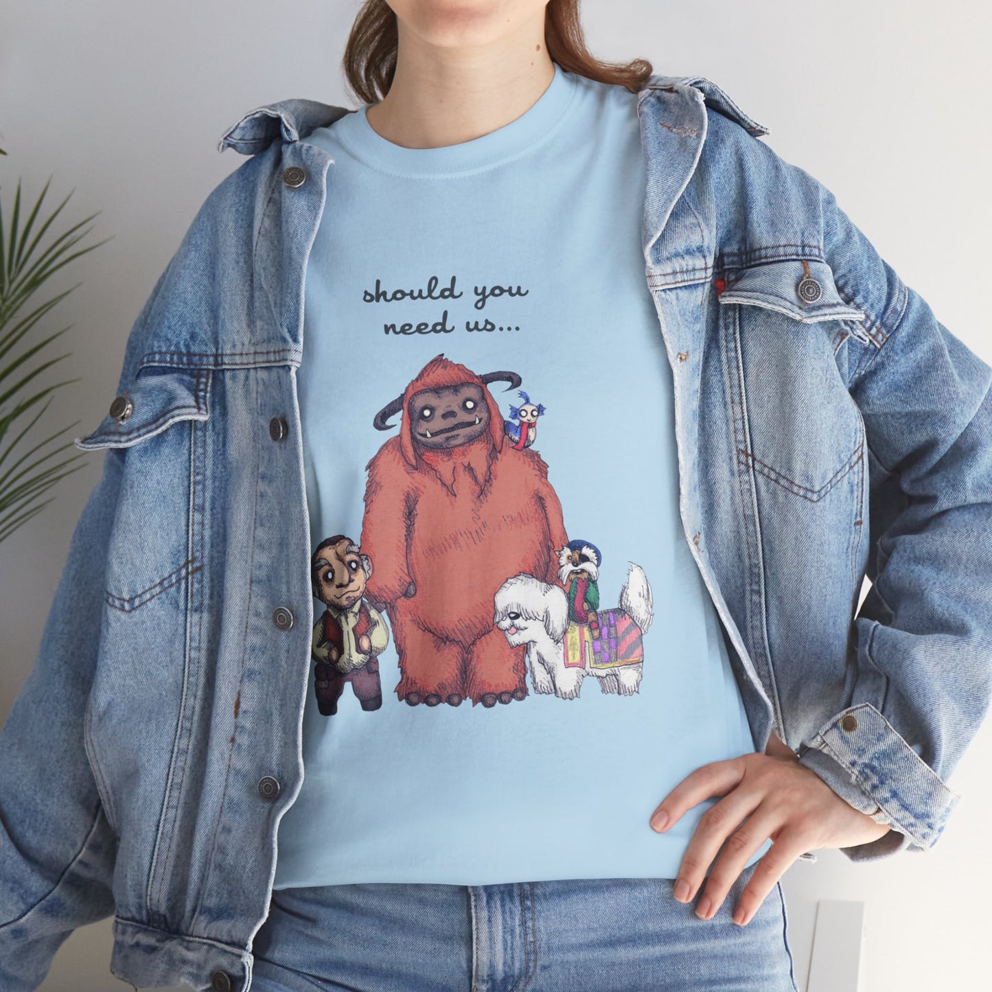 Should You Need Us Unisex Heavy Cotton Tee