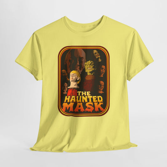 Haunted Mask Unisex Heavy Cotton Tee