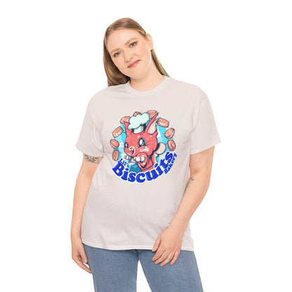 Lil Biscuits Cat Bakery Unisex Heavy Cotton Tee