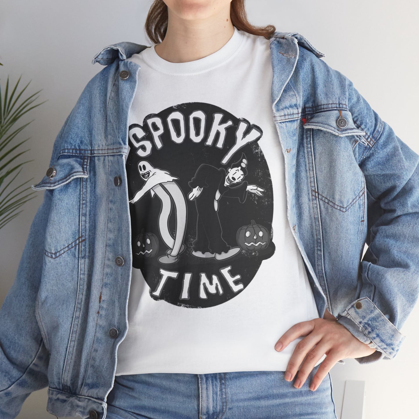Spooky Time Unisex Heavy Cotton Tee