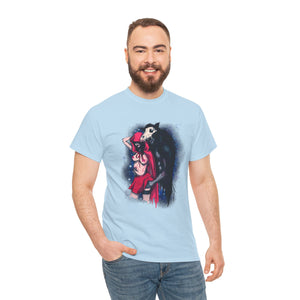 Red Riding Hood & The Wolf Unisex Heavy Cotton Tee