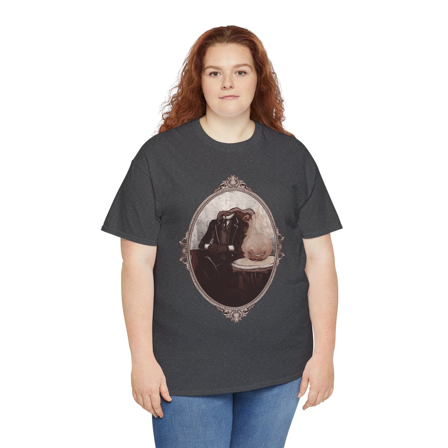 Victorian Headless Horseman Unisex Heavy Cotton Tee