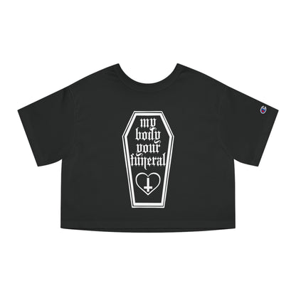 My Body Your Funeral Women's Heritage Cropped T-Shirt