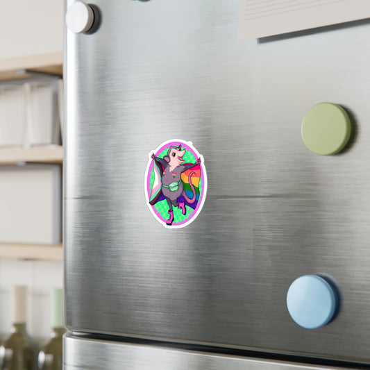 Pride Opossum Kiss-Cut Vinyl Decal