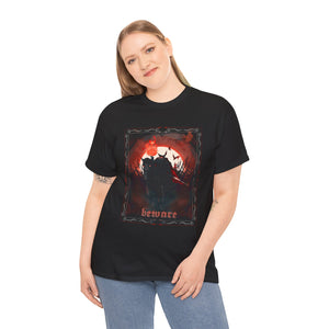 Beware The Headless Horseman Unisex Heavy Cotton Tee