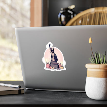 Coffee Witch Kiss-Cut Vinyl Decal