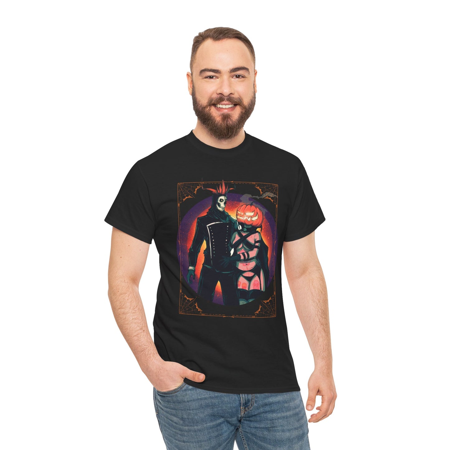 Pumpkin King & Queen Unisex Heavy Cotton Tee