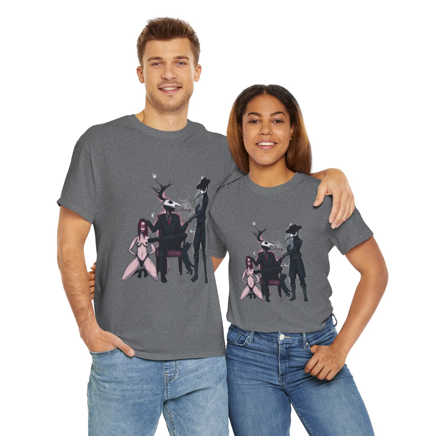 Deer Daddy / Nocturnal Unisex Heavy Cotton Tee