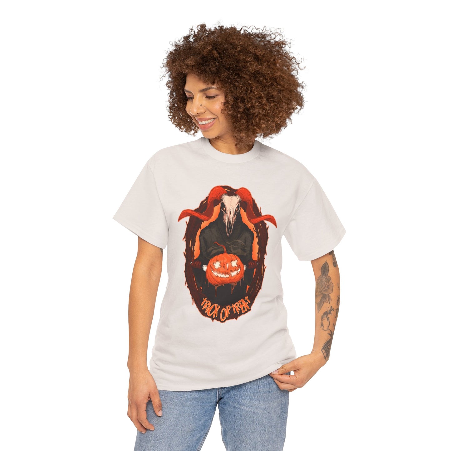 Trick Or Treat Unisex Heavy Cotton Tee