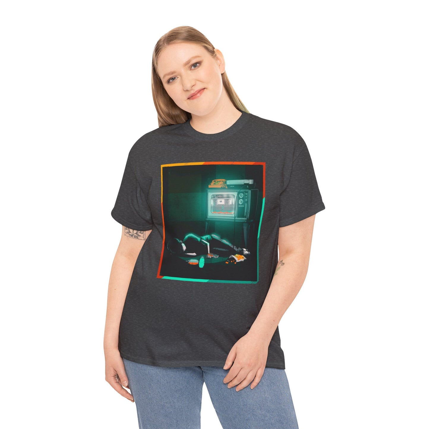 Long Night Unisex Heavy Cotton Tee