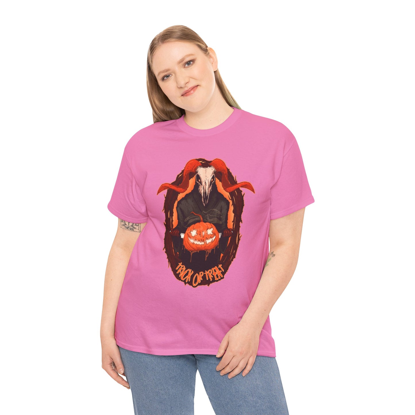Trick Or Treat Unisex Heavy Cotton Tee
