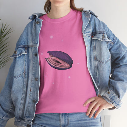 Pink Clam Unisex Heavy Cotton Tee