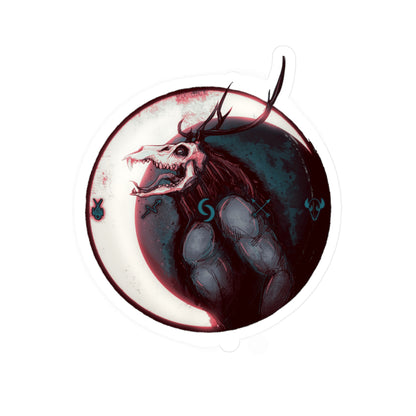 The Wendigo Kiss-Cut Vinyl Decal