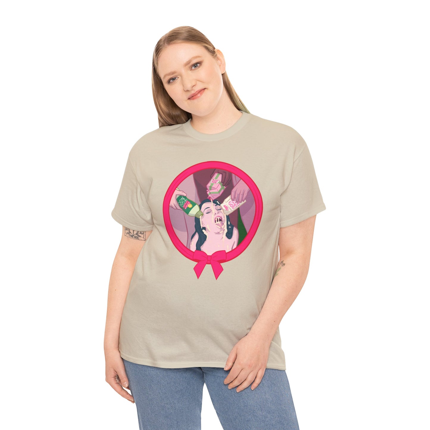 Cum All Ye Facial Unisex Heavy Cotton Tee
