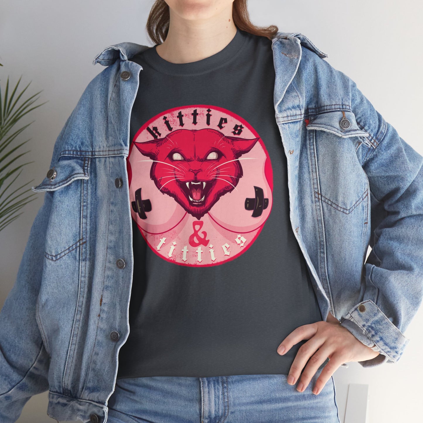 Kitties & Titties Unisex Heavy Cotton Tee